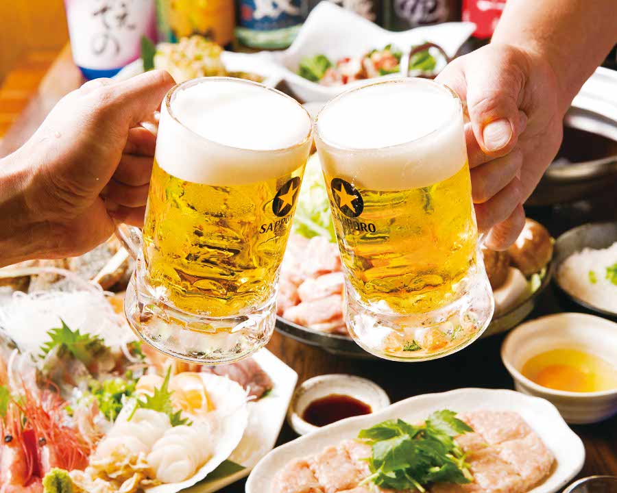 お得な飲み放題付コース